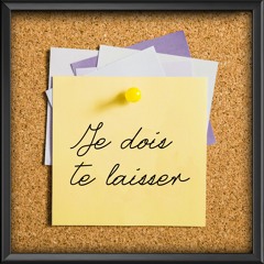 Je dois te laisser