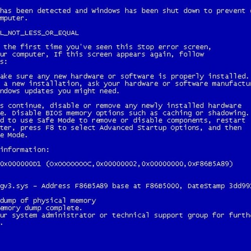 Windows XP Error song