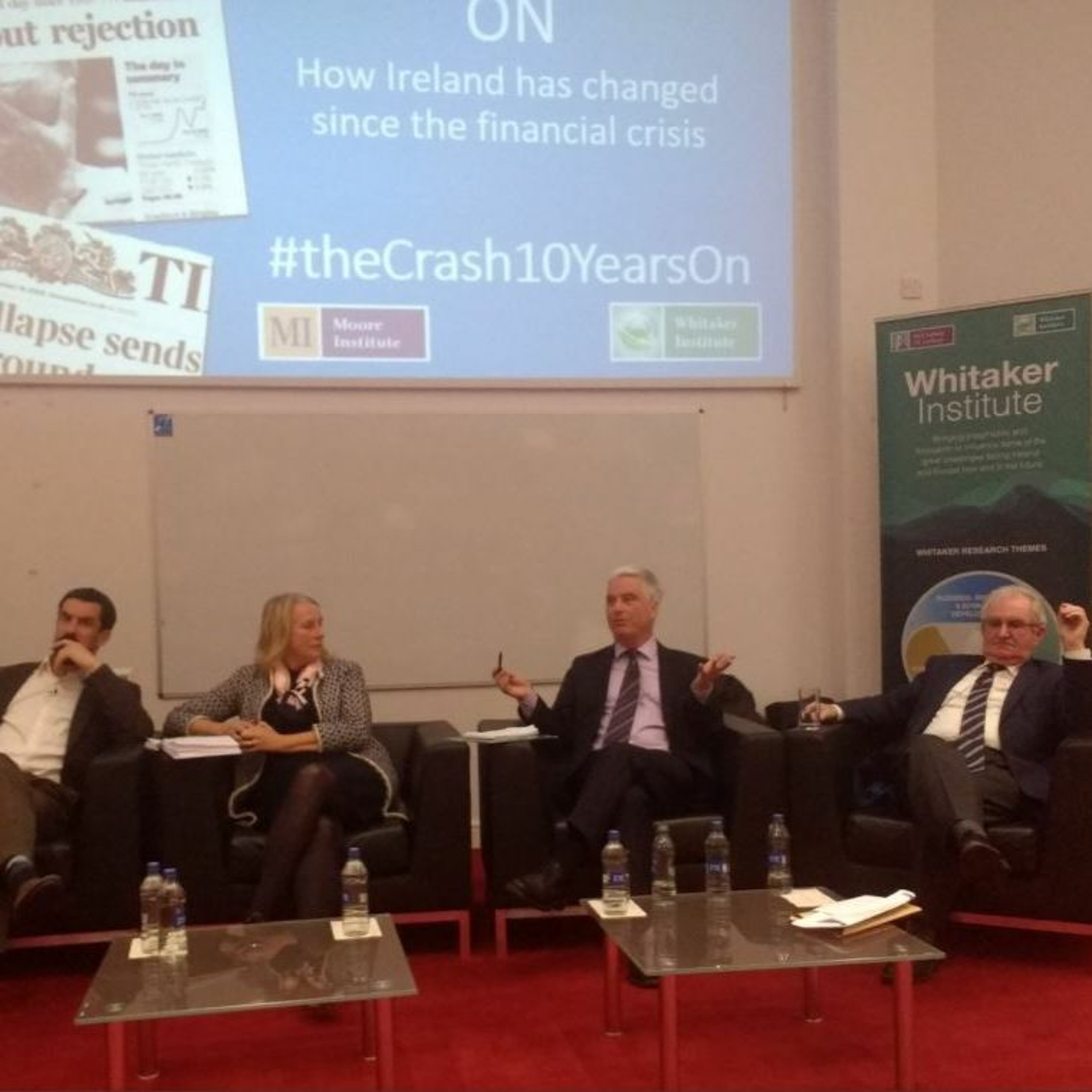 Panel discussion in response to Colin Murphy's speech on the Banking Crisis 10 Years On episode artwork