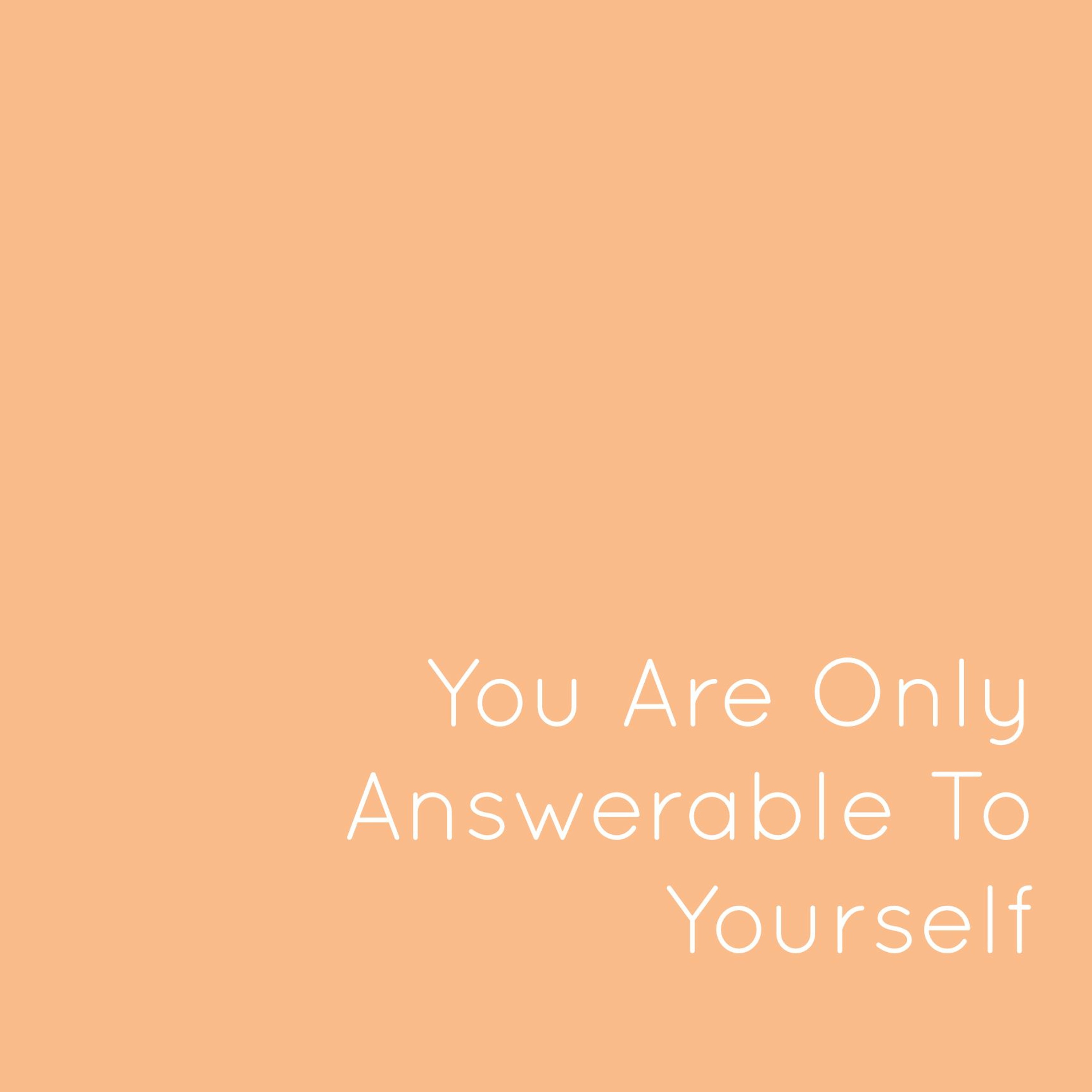 Ep 1: You Are Only Answerable To Yourself episode artwork
