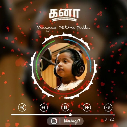 Stream Dj Stylizh -Vaayadi Petha Pulla - Kanaa (Reggae Mix) by djstylizh-3  | Listen online for free on SoundCloud