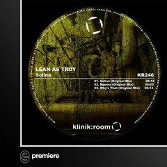 Premiere: Lean As Troy - Ngoma - Klinik Room