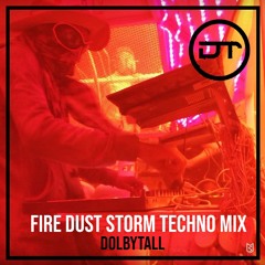 Dolbytall - Burning Man 2018 - Fire Dust Storm Techno Mix @ Art Car "Carlthecarmeleon" Deep Playa