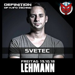[DOWNLOAD] SveTec @ DOHT 19.10.2018 [Lehmann Club Stuttgart]