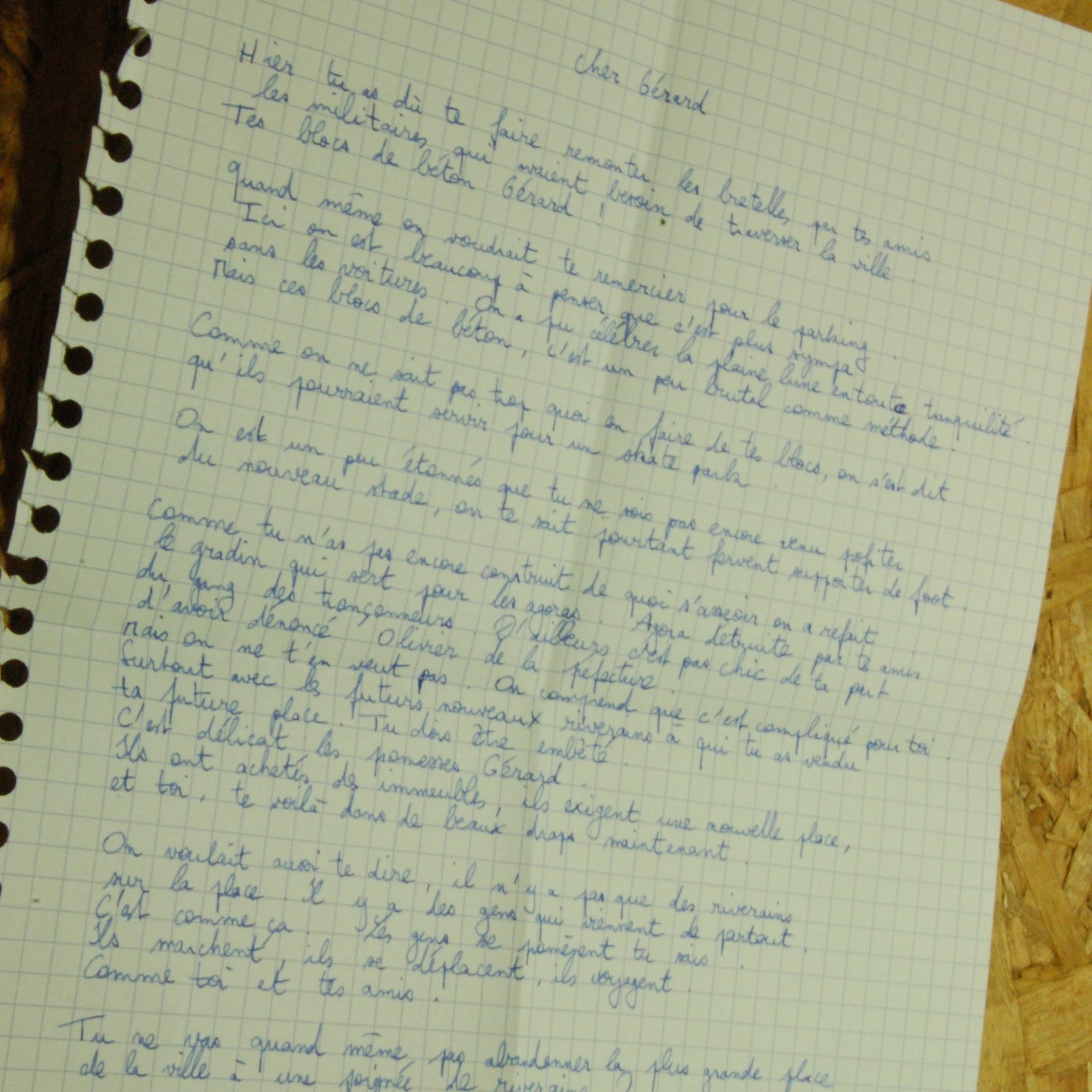 La plaine, lettre à Gérard, 26 octobre 2018 episode artwork