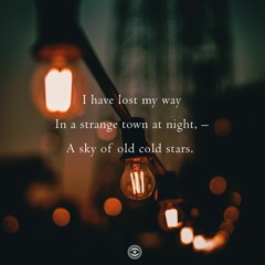 Strangetown, At Night (Naviar Haiku 251)
