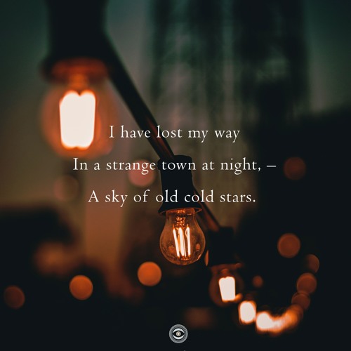 Strangetown, At Night (Naviar Haiku 251)
