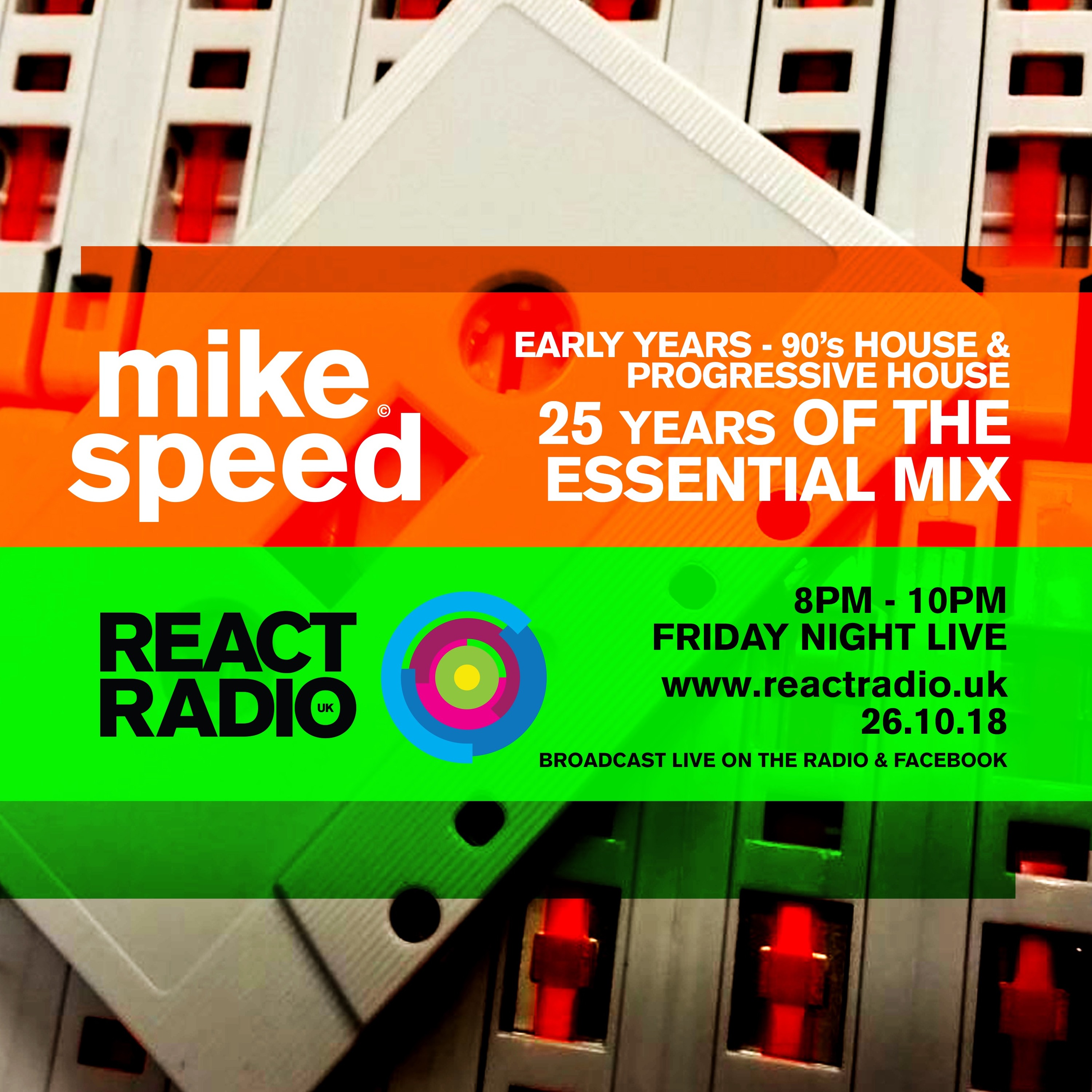 Mike Speed | React Radio UK Show | www.reactradio.uk | Underground & Oldskool Beats