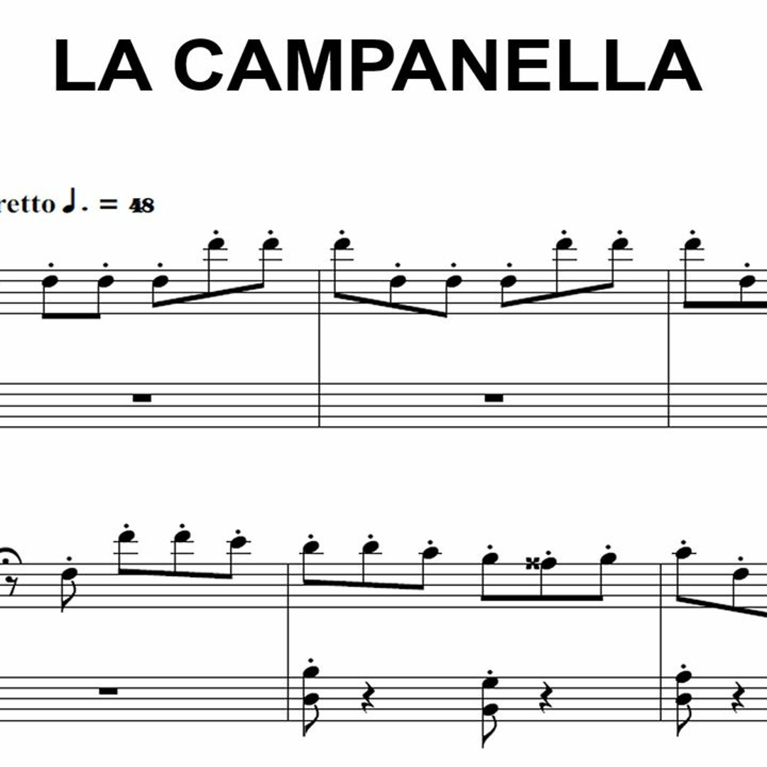 Stream Liszt - La Campanella (easy piano sheet) by music-holley ...