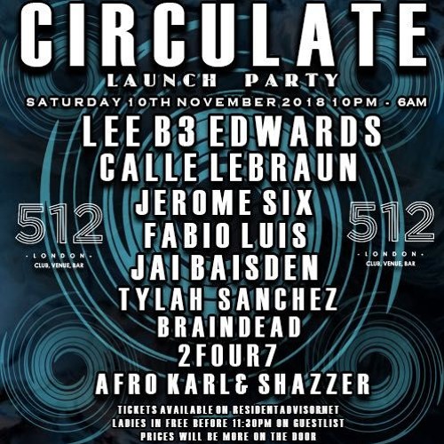 CIRCULATE LAUNCH PARTY PROMO MIX - mixed by Afro Karl