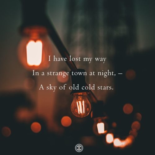 Lost Ways [naviarhaiku251 - I have lost my way]