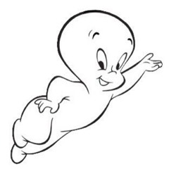 Casper at Haunted mansion Disneyland
