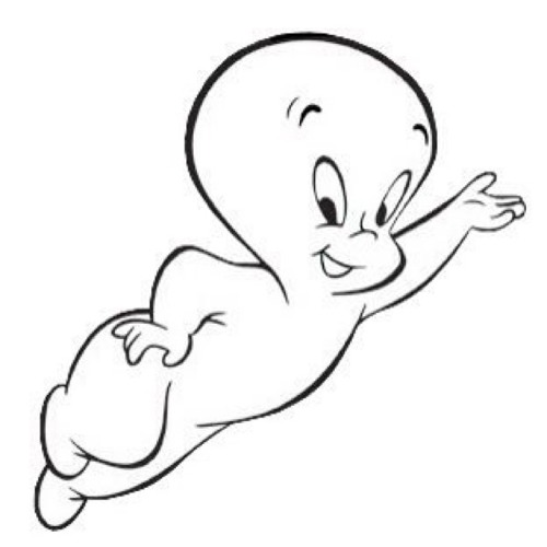 Casper at Haunted mansion Disneyland