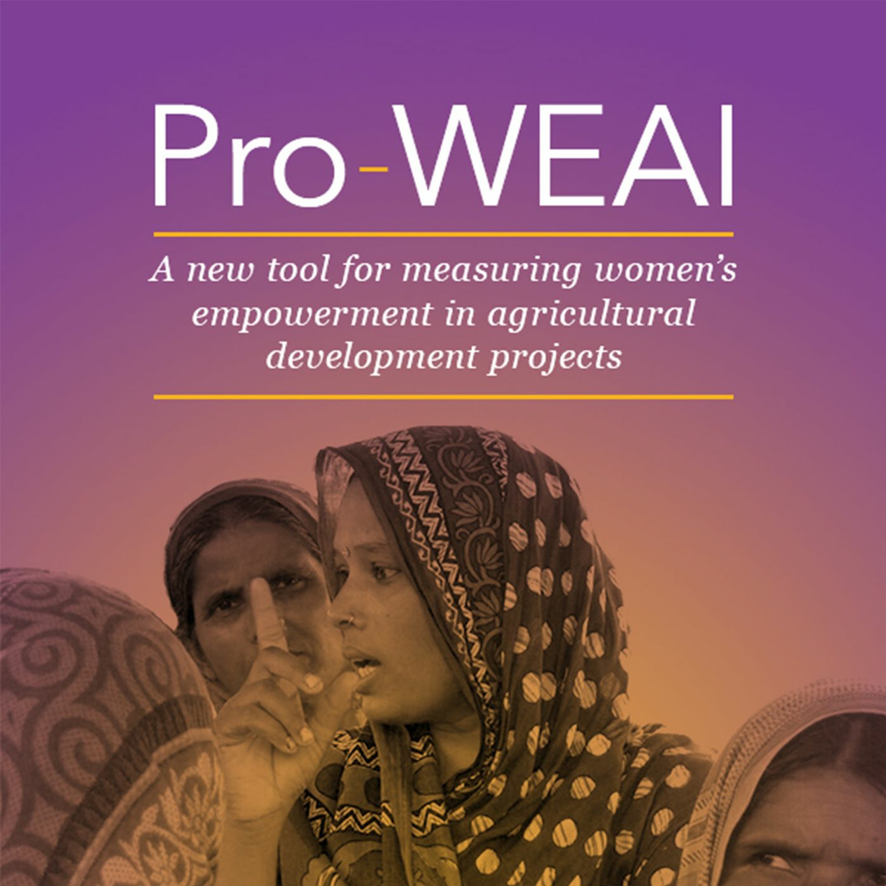 IFPRI Special Event: Pro-WEAI - 10/25/2018 - New WEAI resource center episode artwork