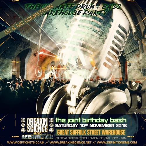 J-SLICE - BREAKIN SCIENCE & DEFINITION JOINT BIRTHDAY BASH DJ COMPETITION ENTRY