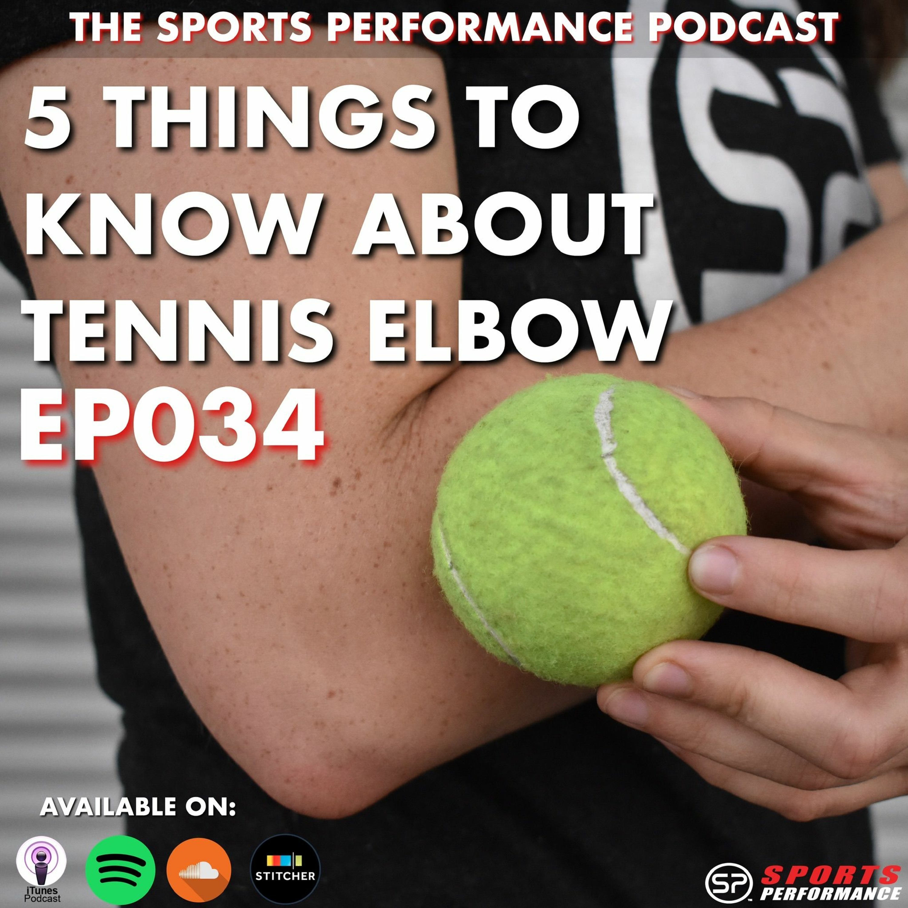 EP034 5 Things To Know About Tennis Elbow episode artwork