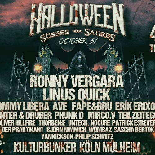 Nimmich @Kulurbunker Köln Mülheim Halloween 31-10-2018