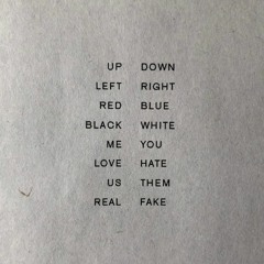 LOVE HATE REAL FAKE