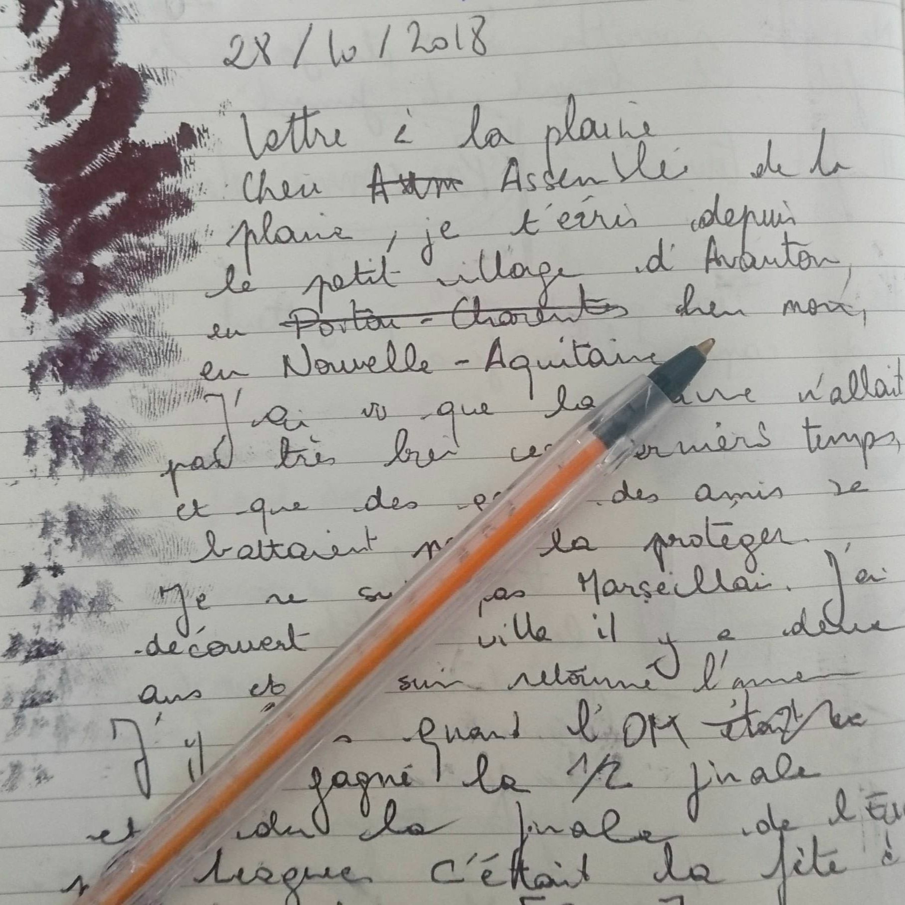 Lettre à la plaine, Clément & Sarah, 30 octobre 2018 episode artwork