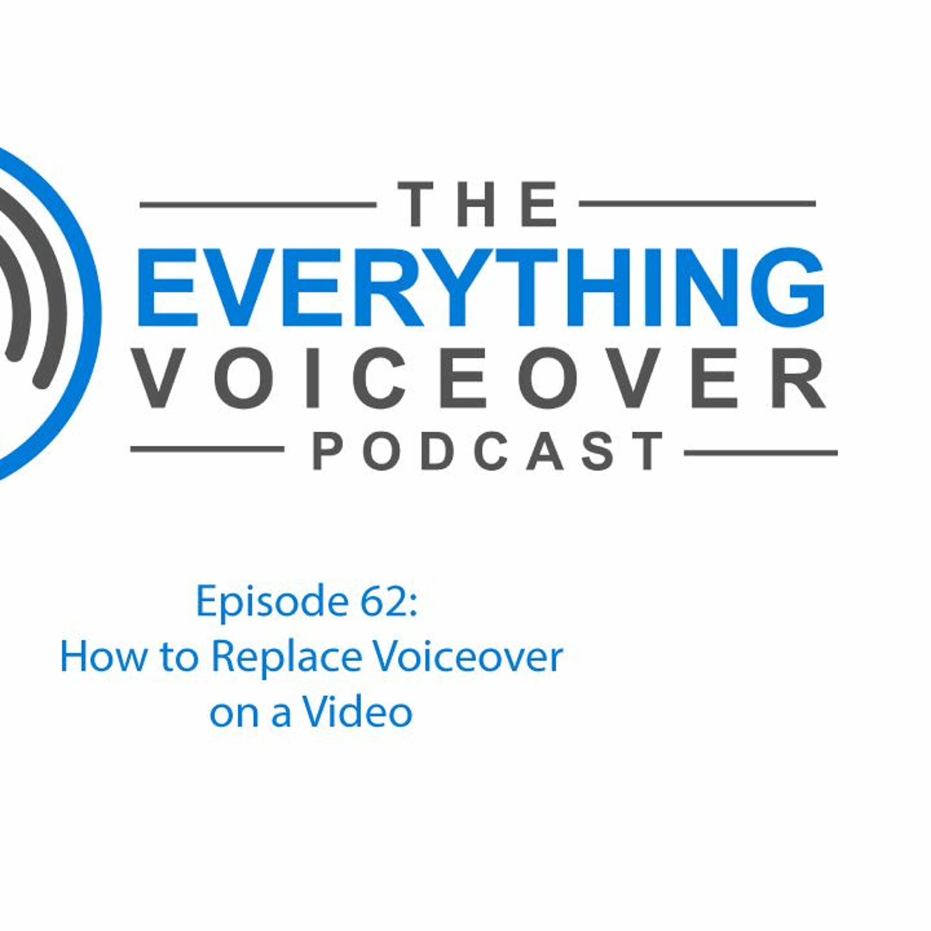 062. How To Replace Voiceover On A Video