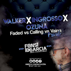 Walker X Ingrosso X Ozuna - Faded Vs Calling Vs Vaina (Fonsi De Garcia Private)