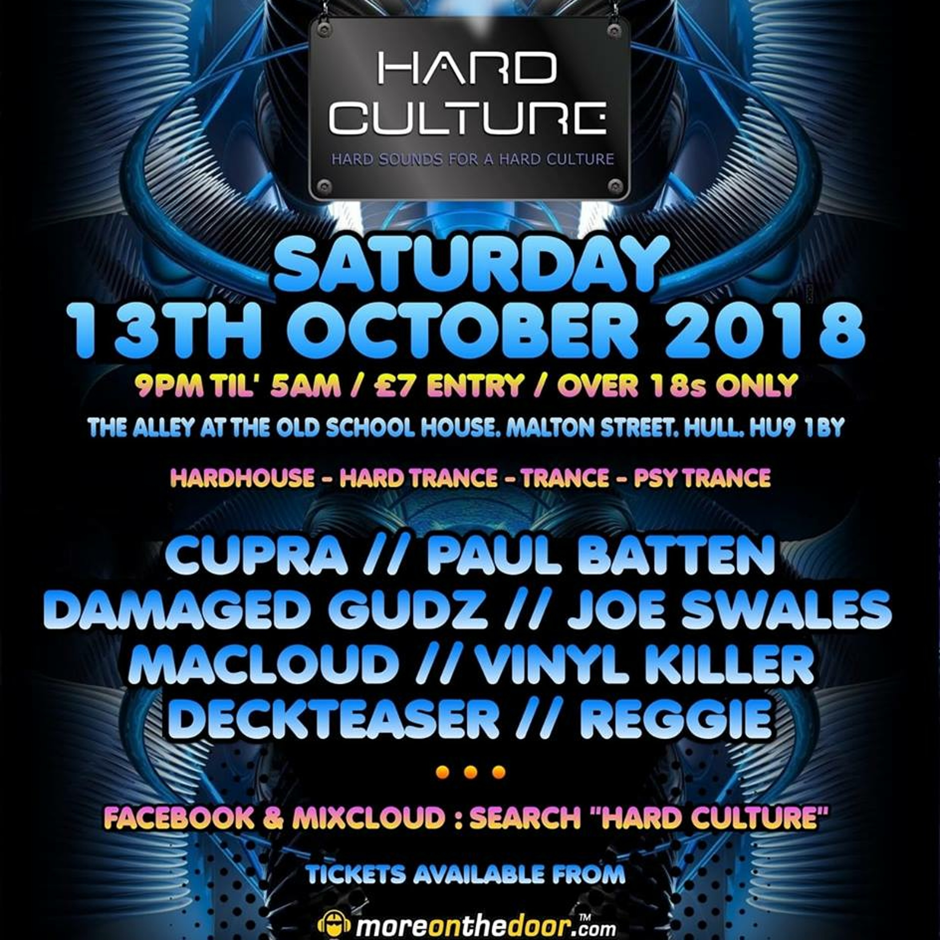 Cupra Live @ Hard Culture, Hull (13th October 2018) episode artwork
