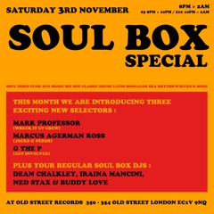 Disco & Boogie at Eddie Piller's Soulbox - 3 Nov 2108