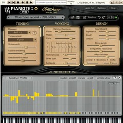 Experimental improvisation with Pianoteq v. 6.2.0 (Bluethner)
