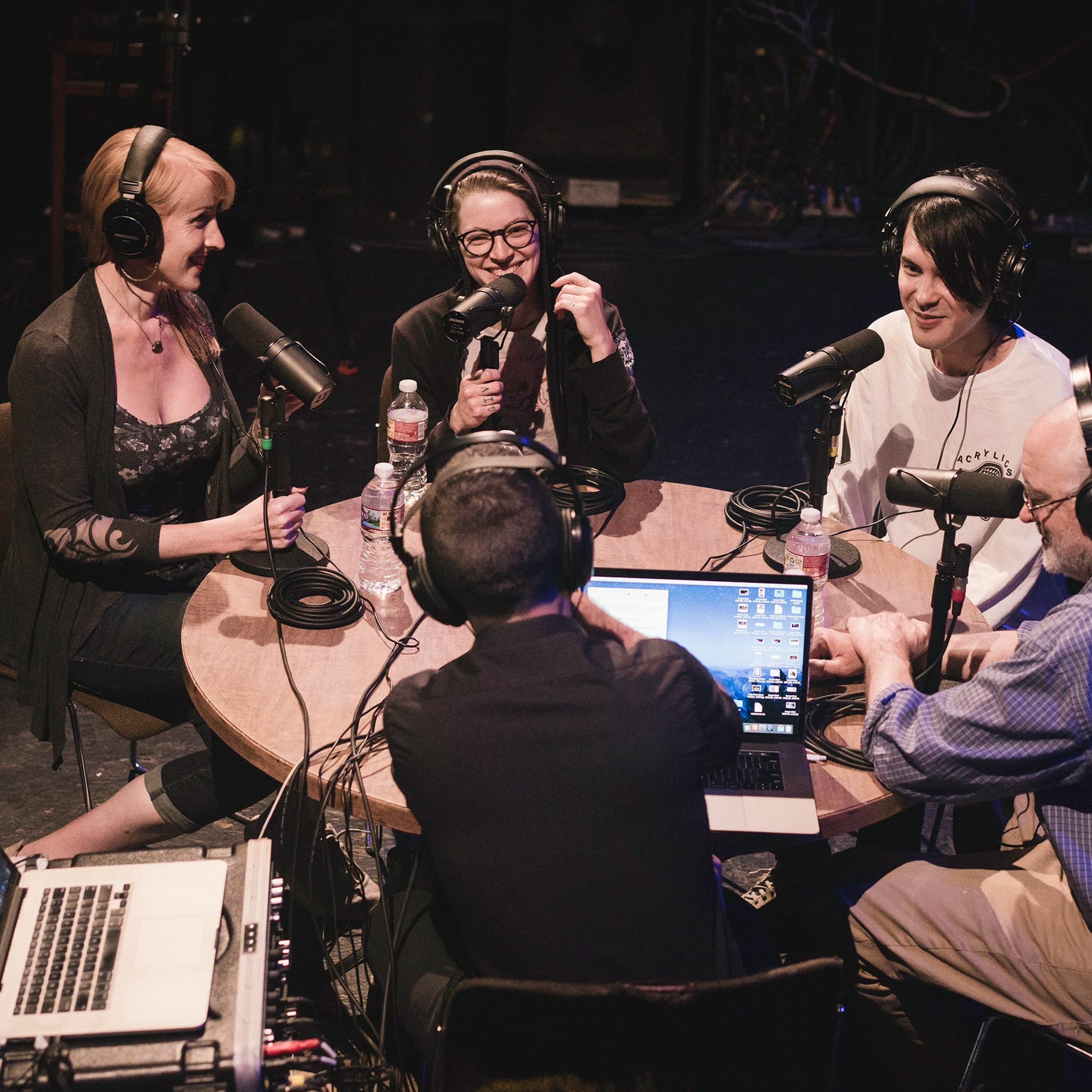 Onstage with Jim and Tom
