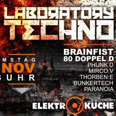 BRAINFIST @ Laboratory Techno [ Elektroküche Köln, 03.11.18 ]