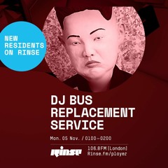 DJ Bus Replacement Service - 5th November 2018