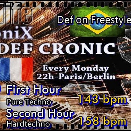 Wamfm.com.br Def Cronic - New Kronix Project  05 11 2018 My Tempo 's Life Hardtechno