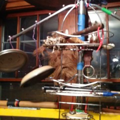 I put a shower caddy on my bell tree, dig?