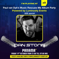 Dan Stone - Luminosity presents Paul Van Dyk's Music Rescues Me album party (19-10-2018)