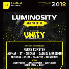 Markus Schulz - Luminosity presents A Night Of Unity by Ferry Corsten @ ADE (18-10-2018)