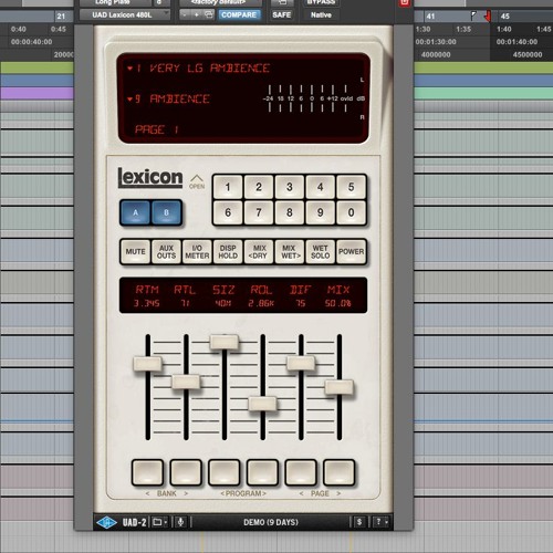 Lexicon 480L Digital Reverb And Effects UAD Audio Plugins, 51 OFF