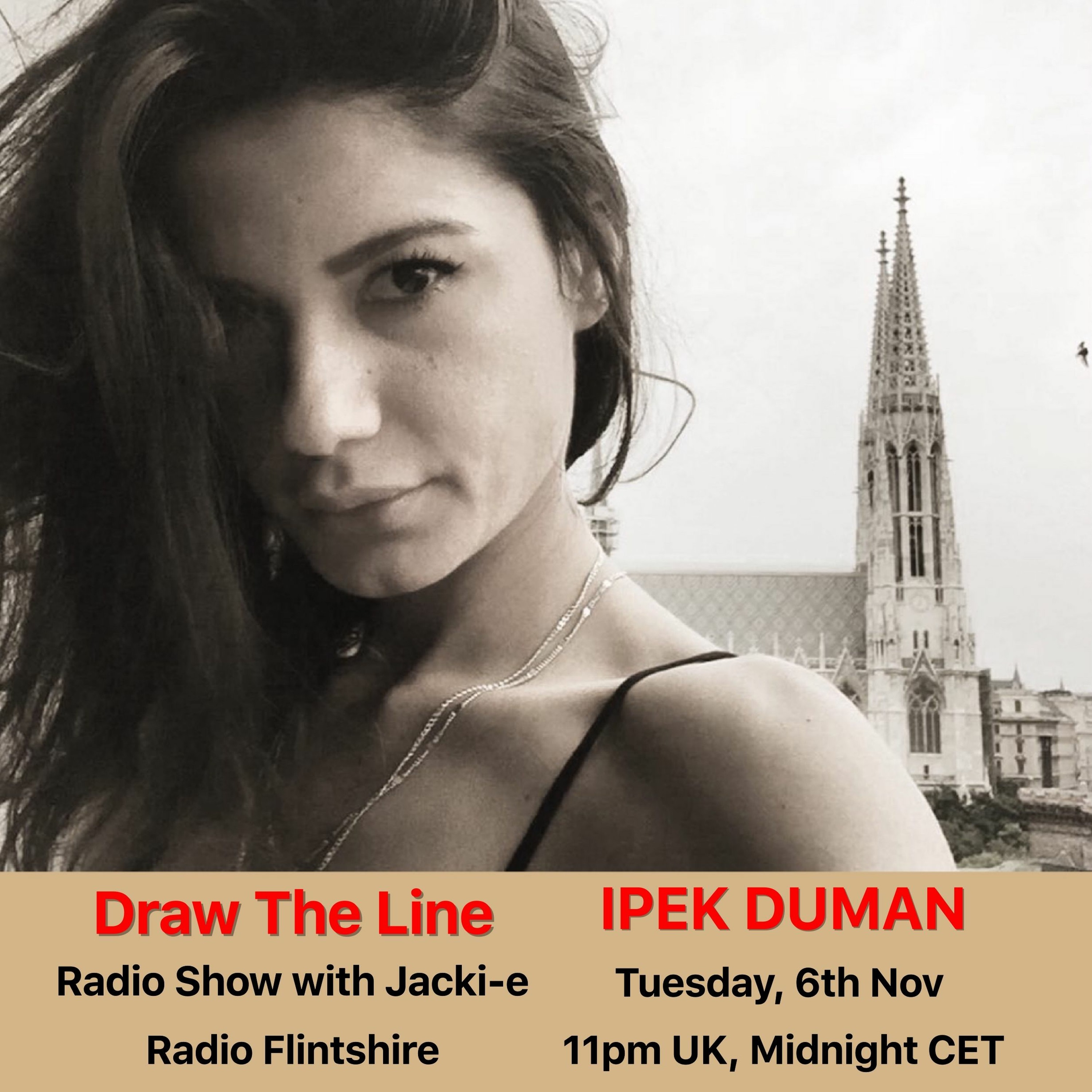 #022 Draw The Line Radio Show 06-11-2018 with guest in 2nd hr Ipek Duman episode artwork