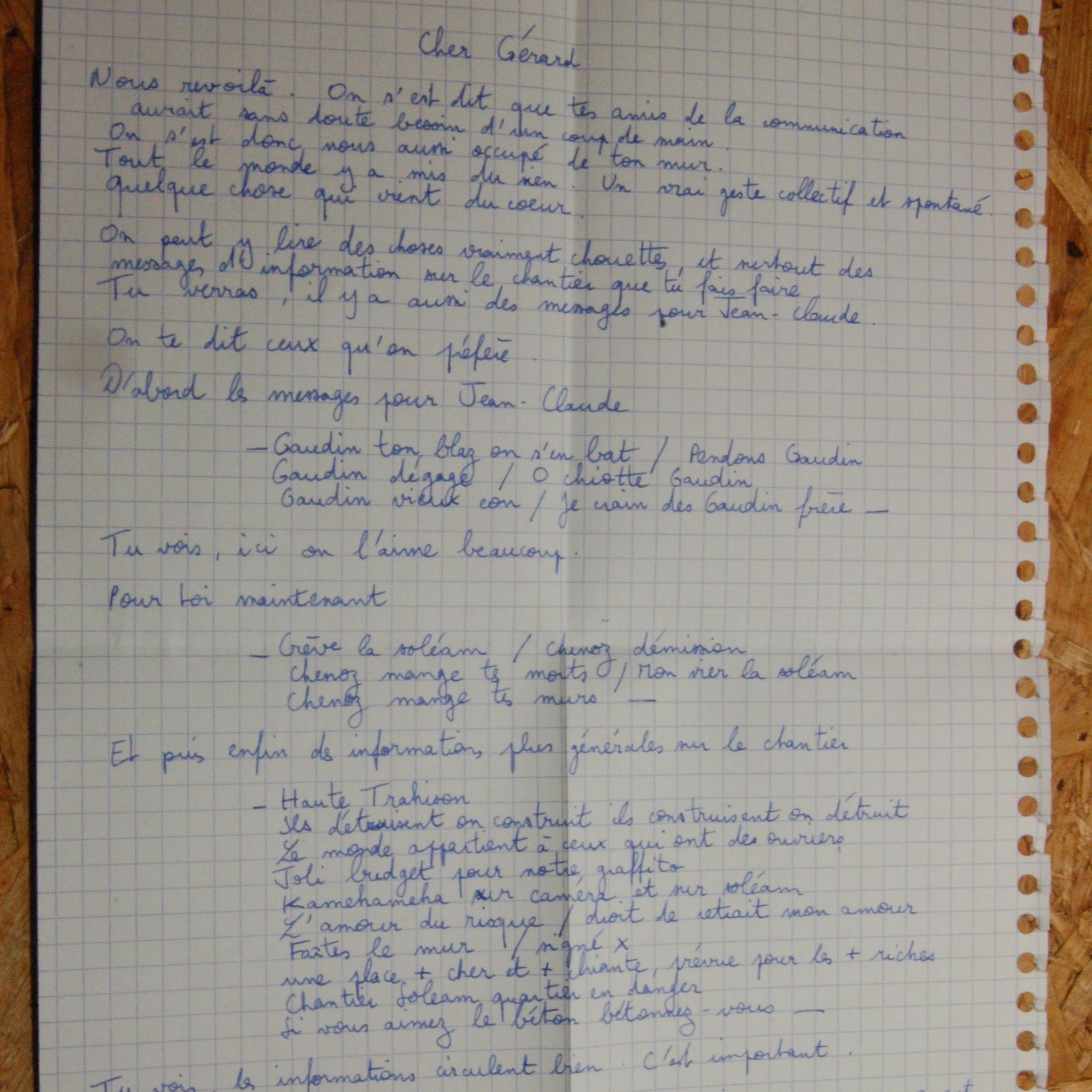 La plaine, lettre à Gérard, 7 novembre 2018 episode artwork
