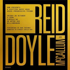 Reid,Doyle,McCallum Live from Kinfolk,Wythe Ave,Brooklyn,New York , October 2018 , the full 5 hours