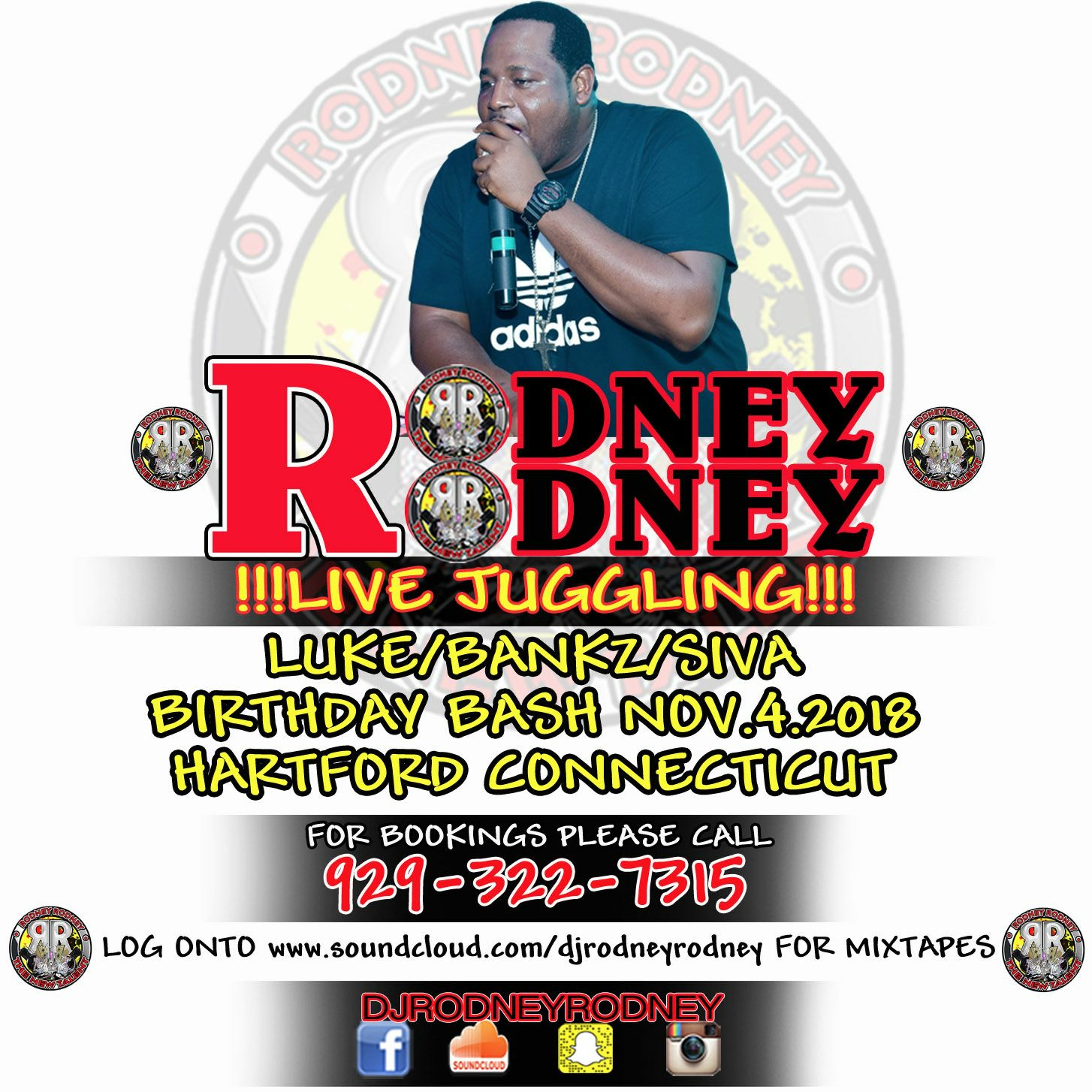 RODNEYRODNEY LIVE JUGGLING IN HARTFORD CT. NOV.4.2018 episode artwork