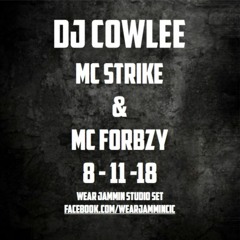 DJ Cowlee MC Strike & MC Forbzy Wear Jammin Studio Set 8:11:18