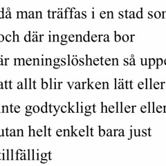 tillfälligheten osv.