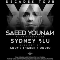 Saeed Younan - CODA Toronto XX Decades Tour