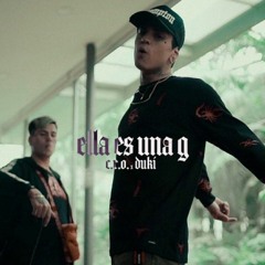 C.R.O & Duki - Ella es una G