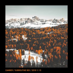 Subroutine 003 - Warmup (2018-11-15)