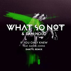 What So Not & San Holo - If You Only Knew (Daktyl Remix)