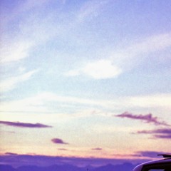 looking out a window