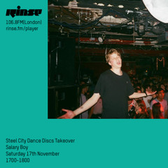 Steel City Dance Discs Takeover: Salary Boy