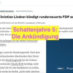 Schattenjahre 5 Die Ankündigung
