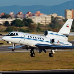 AFP21 Portugese Airforce Dassault Falcon 50 EHAM radar South VHF/UHF
